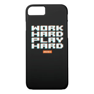 Work Hard Play Hard Classic Sloth Case-Mate iPhone Case
