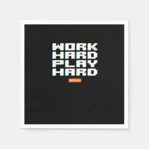 Work Hard Play Hard Classic Sloth Napkin