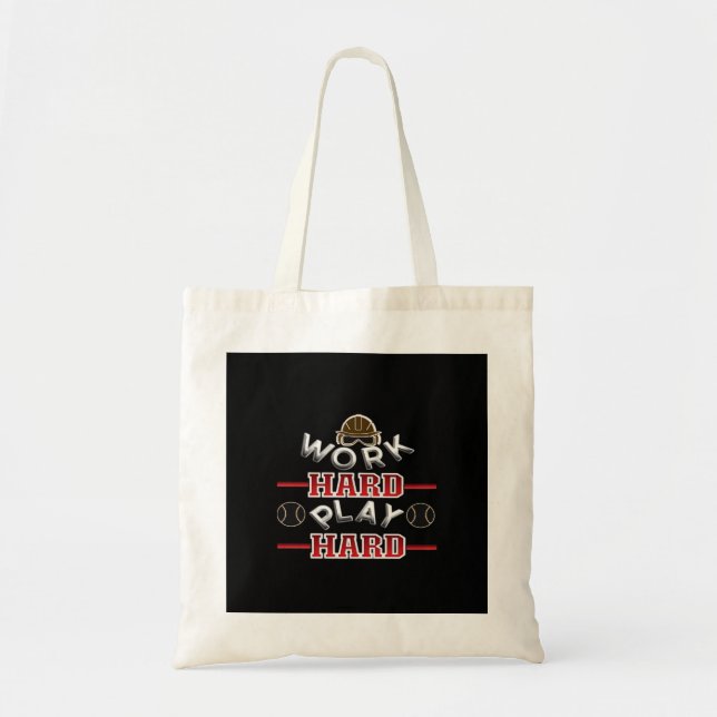 Work Hard Play Hard Classic Tote Bag (Front)