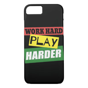 Work Hard Play Hard Essential Trend Case-Mate iPhone Case