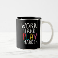 Work Hard Play Harder Gaming Geek Nerd Video Gamer