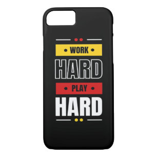 Work Hard Play so Hard Case-Mate iPhone Case