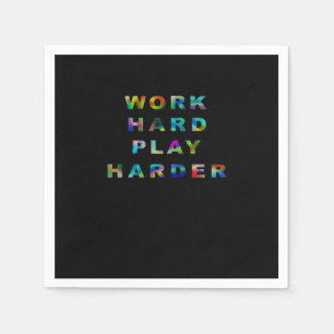 Work Hard Play so Hard Classic Napkin