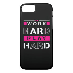 Work Hard, Play So Hard - Labor Day Funny Case-Mate iPhone Case