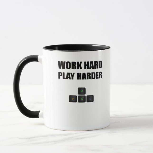 Work Hard Play So Hard - RGB Mug (Left)
