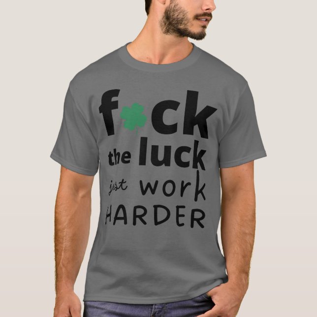 Work harder 70s girl T-Shirt (Front)