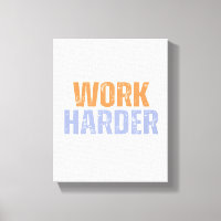 Work Harder – Bold Vintage Distressed Typography