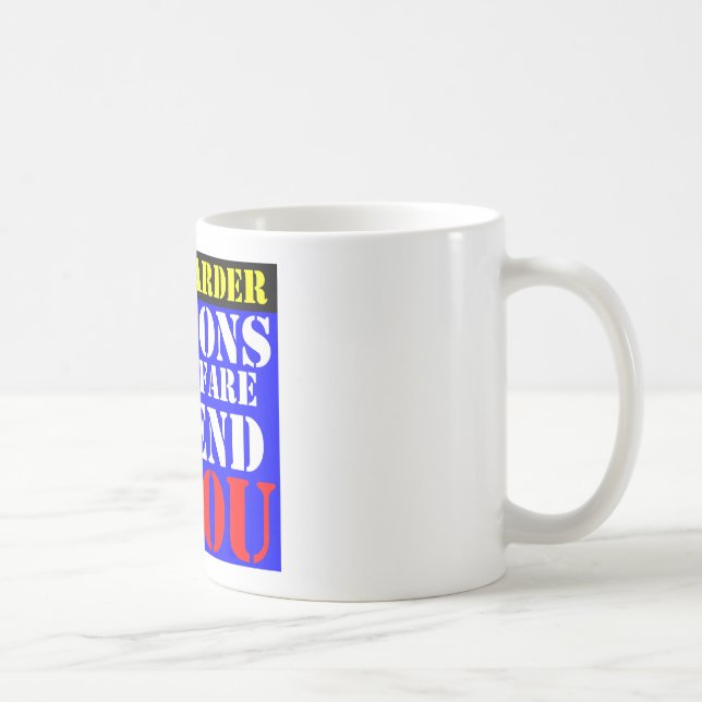 Work Harder Coffee Mug (Right)