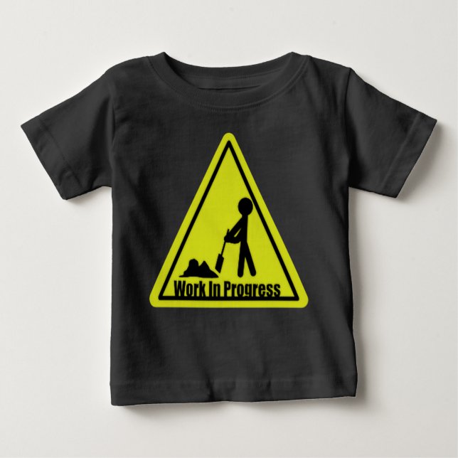 Work in progress - Customised Baby T-Shirt (Front)