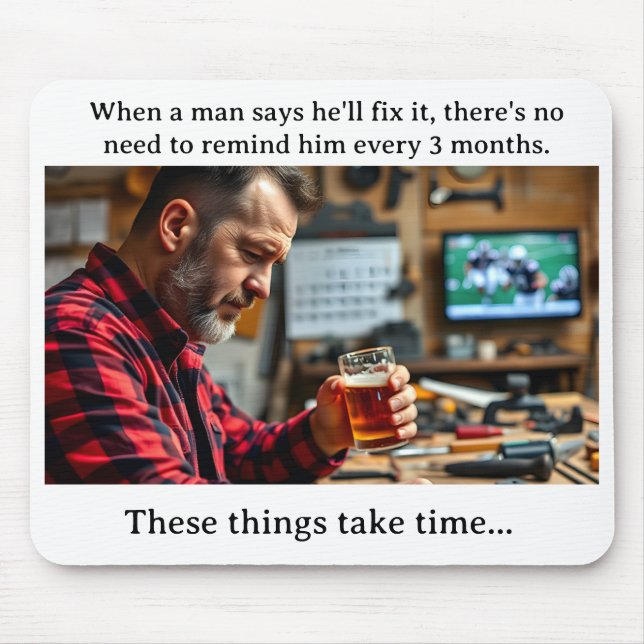 Work in progress Mouse Pad (Front)