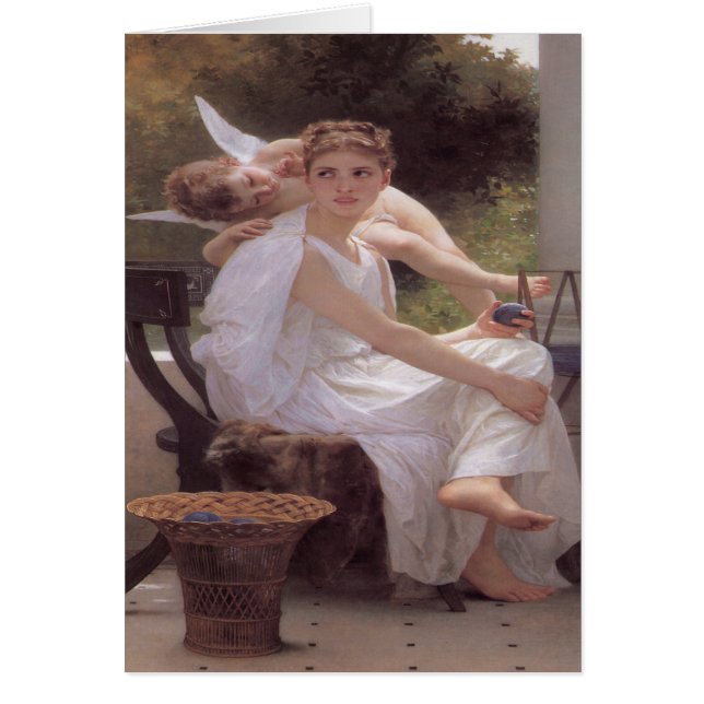 Work Interrupted by Bouguereau 1891 (Front)