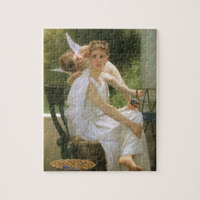 Work Interrupted by Bouguereau, Angel Portrait Jigsaw Puzzle (Vertical)