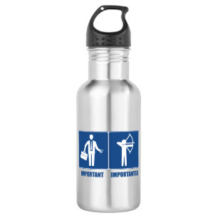 Work Is Important, Archery Is Importanter 532 Ml Water Bottle