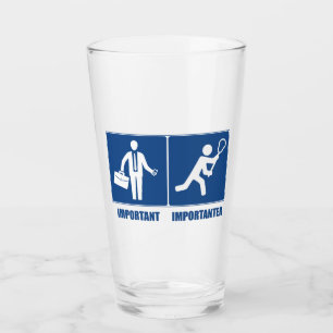 Work Is Important, Lacrosse Is Importanter Glass