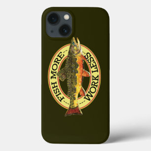 Work Less, Fish More Fisherman's iPhone 13 Case