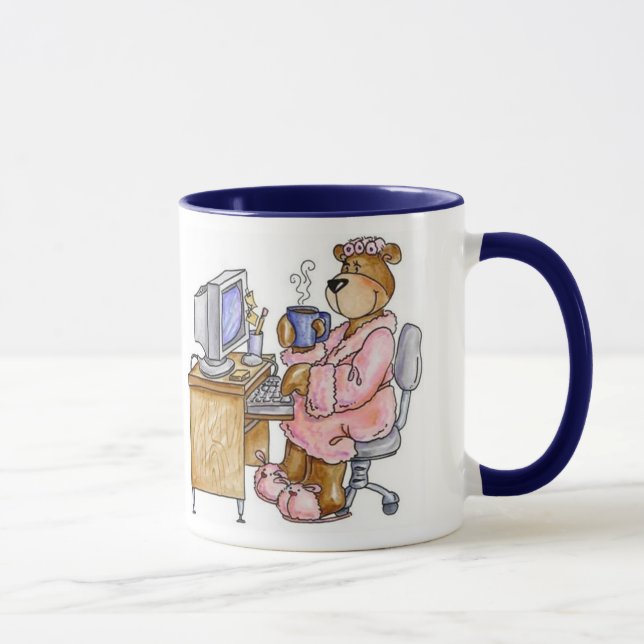 Work Life Bear Mug (Right)