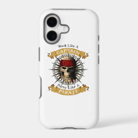 Work Like A Captain Party Like A Pirate Skull Joll
