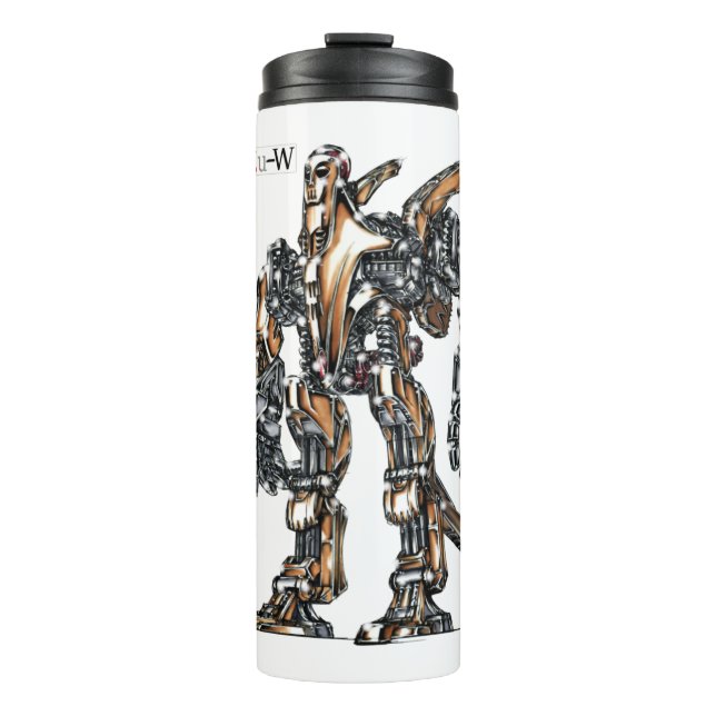 Work No. 00006 "Mysterious Aircraft Used for Festi Thermal Tumbler (Front)