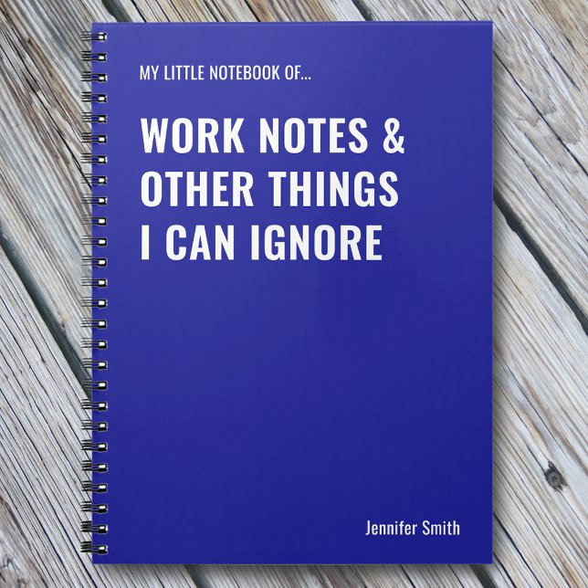 Work Notes & Other Things Funny Quote Notebook (Creator Uploaded)