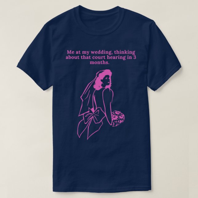 Work obsessed female lawyer T-Shirt (Design Front)