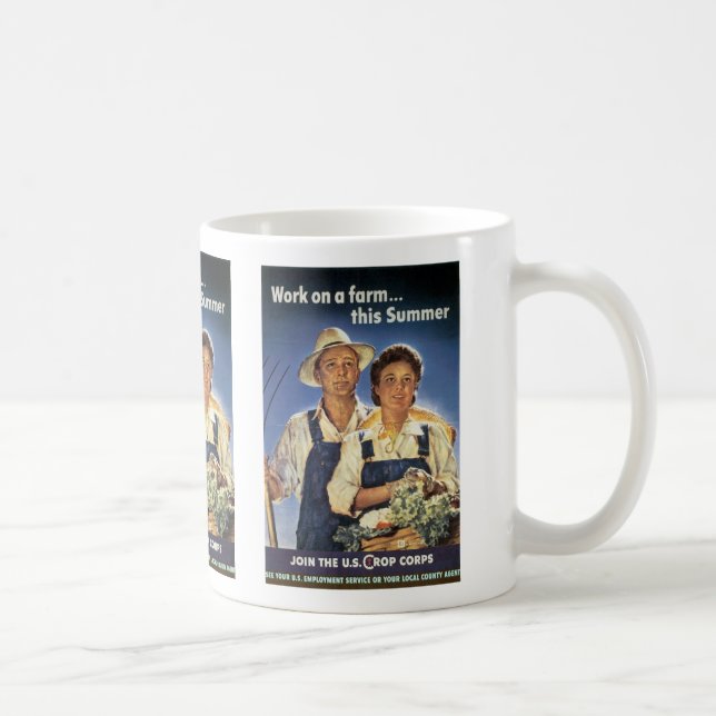 Work on a Farm This Summer Coffee Mug (Right)
