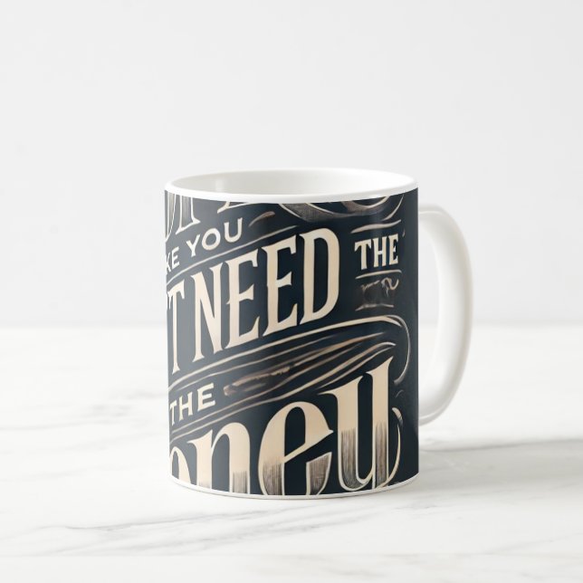  Work on your dreams motivational  Coffee Mug (Front Right)