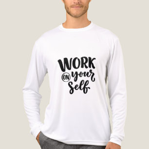 work on yourself Tri-Blend shirt