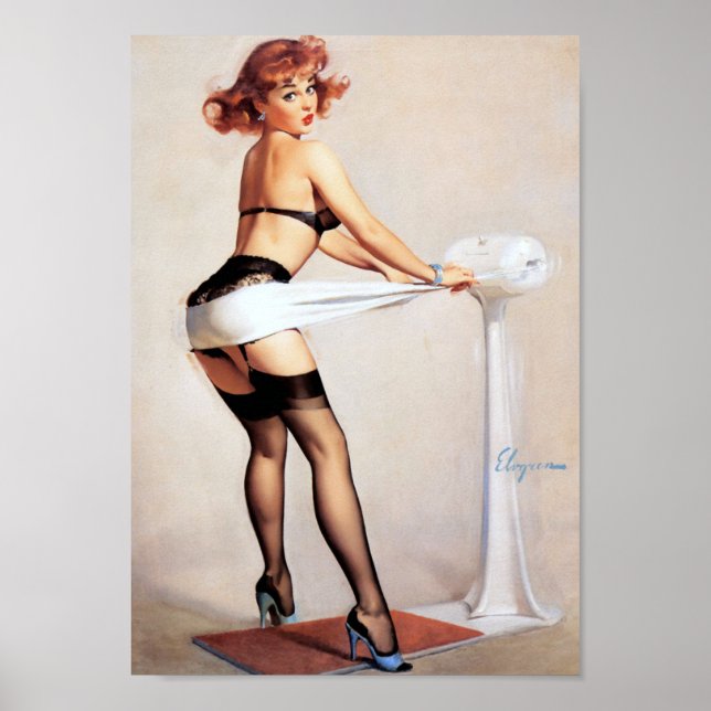 Work Out Pin Up Poster (Front)