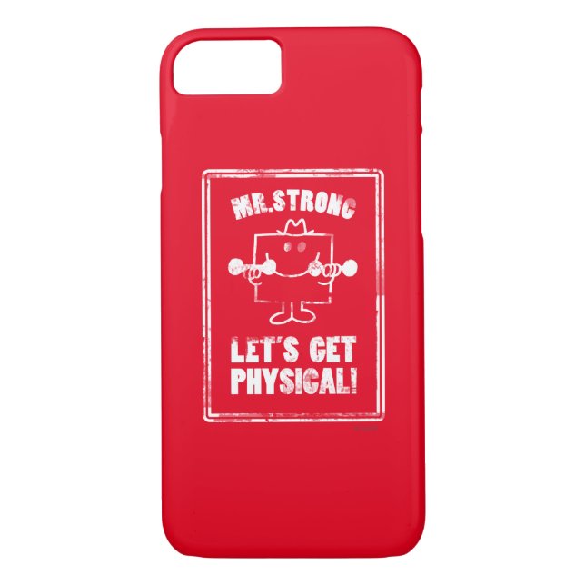 Work Out With Mr. Strong Case-Mate iPhone Case (Back)