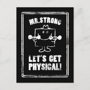 Work Out With Mr. Strong Postcard