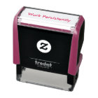 "Work Persistently" Self Inking Stamp