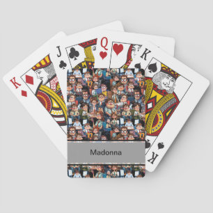 Work stress black playing cards