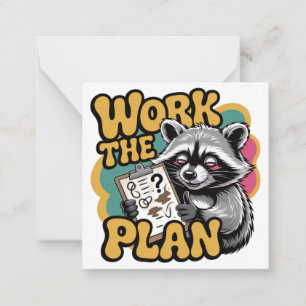Work The Plan Card