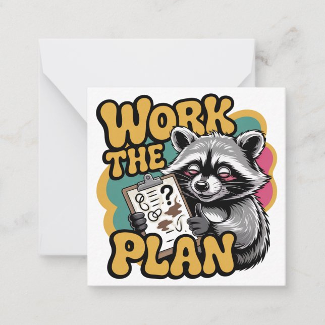 Work The Plan Card (Front)