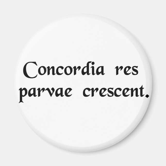 Work together to accomplish more magnet (Front)