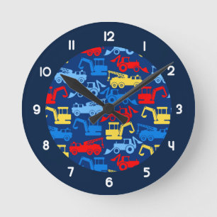 Work trucks round clock
