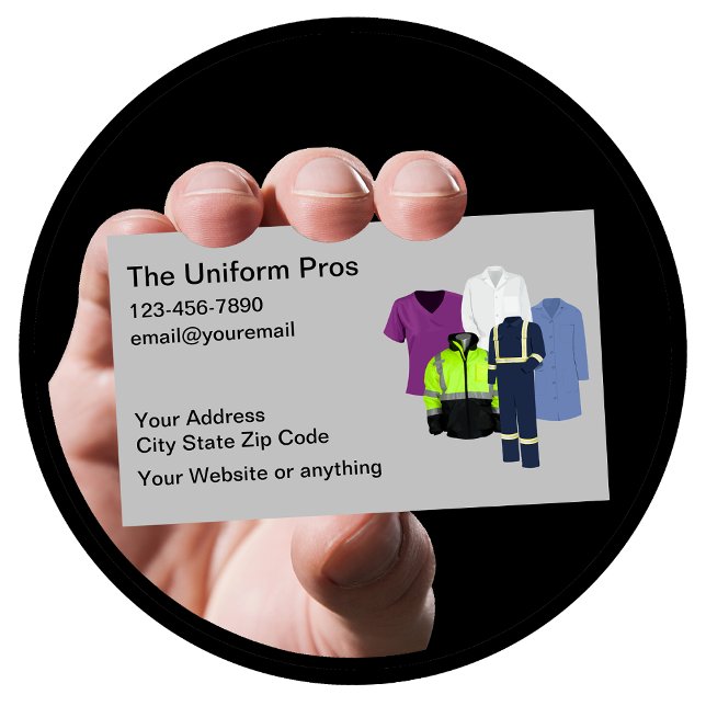 Work Uniform Supplier Business Cards (Creator Uploaded)