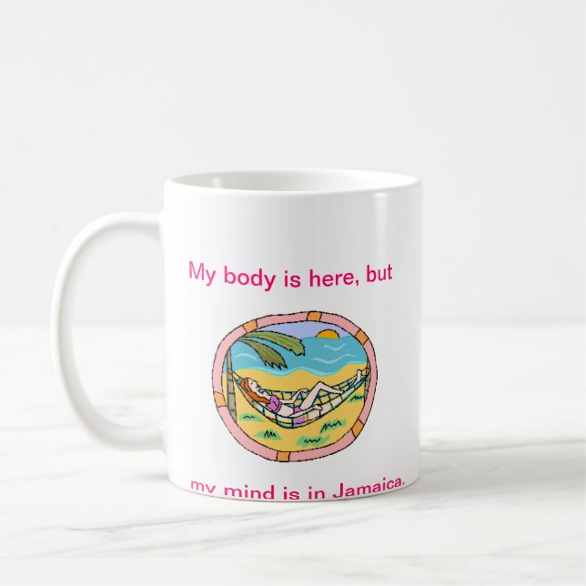 Work Vacation Mug (Left)
