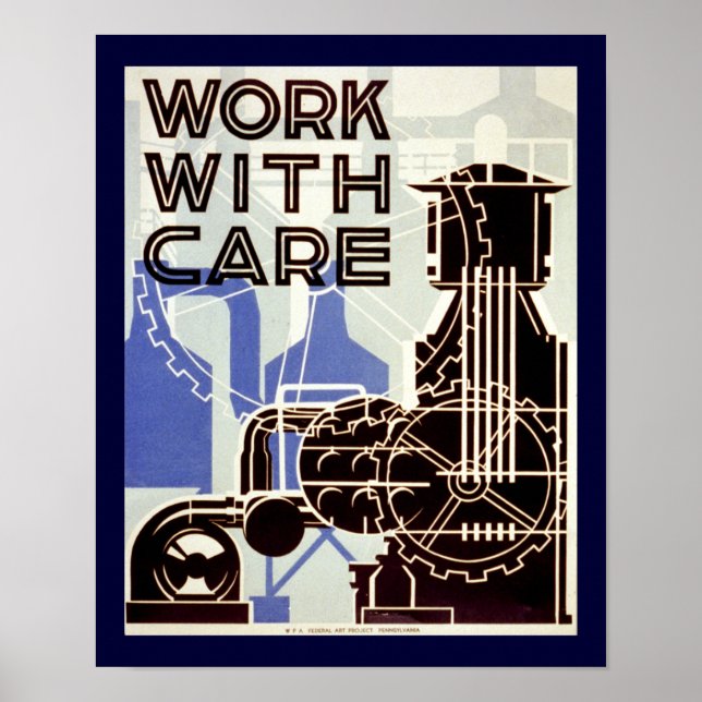 Work With Care Poster (Front)