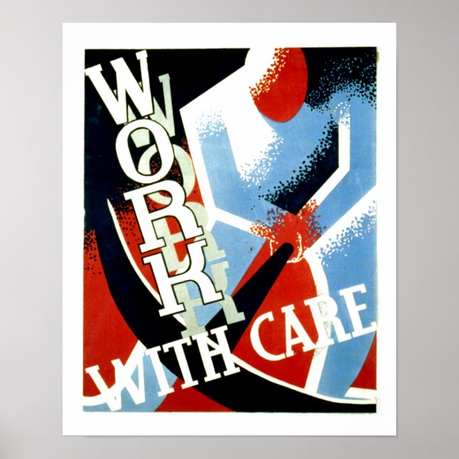 Work With Care Poster (Front)