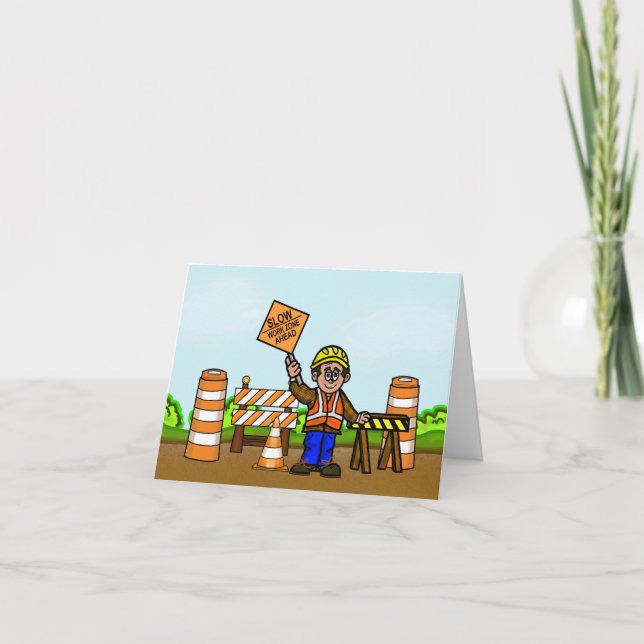 Work Zone Awareness Week Greeting Card (Front)