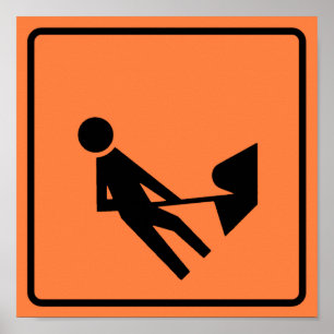 Work Zone Highway Construction Sign