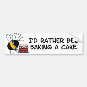 worker bee - pastry chef bumper sticker