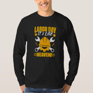 Worker Patriotic Laborer Happy Labour Day T-Shirt
