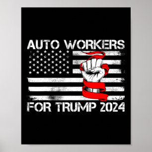 Workers For Trump 2024 Men Women Poster