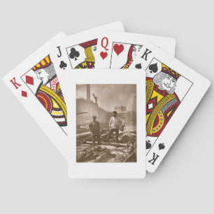Workers on the 'Silent Highway', from 'Street Life Playing Cards