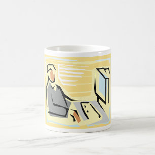 Working At A Computer Mug