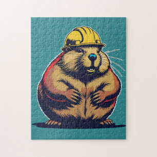 Working Beaver Jigsaw Puzzle