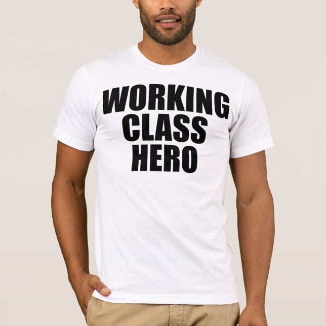 WORKING CLASS HERO -black logo- T-Shirt (Front)