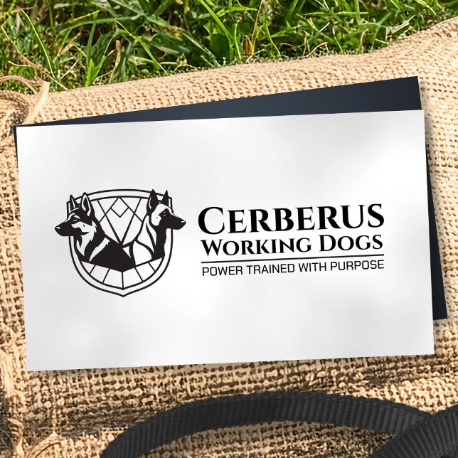Working Dogs Training - GSD- Malinois Business Card (Creator Uploaded)